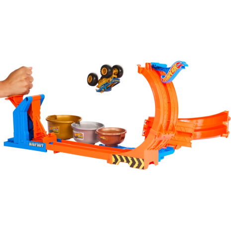 Hot Wheels Monster Trucks Πίστα Διεκδίκηση Κυπέλου Challenge Playset Όχημα Παιχνίδι (JBX64)
