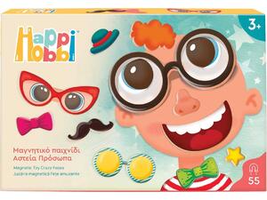 HappiHobbi Μαγνητικό παιχνίδι - Αστεία Πρόσωπα