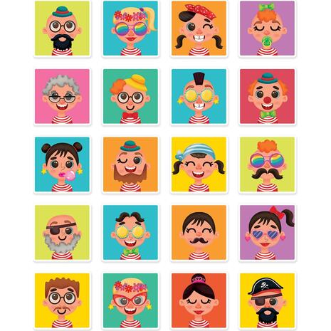 HappiHobbi Μαγνητικό παιχνίδι - Αστεία Πρόσωπα