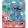 Giga Block Σετ Ζωγραφικής Stitch 5 σε 1