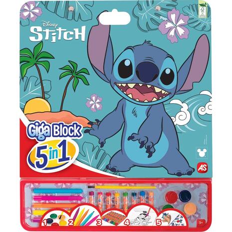 Giga Block Σετ Ζωγραφικής Stitch 5 σε 1