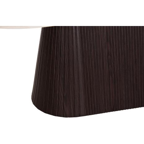 ΤΡΑΠΕΖΙ ΣΑΛΟΝΙΟΥ ΟΒΑΛ CATER HM18321 ΚΕΡΑΜΙΚΟ TOP ΟΨΗ ΤΡΑΒΕΡΤΙΝΑΣ-MDF ΒΑΣΗ 120x60x46Υεκ