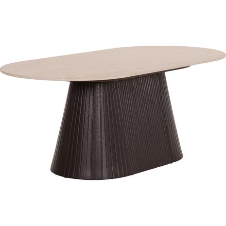 ΤΡΑΠΕΖΙ ΣΑΛΟΝΙΟΥ ΟΒΑΛ CATER HM18321 ΚΕΡΑΜΙΚΟ TOP ΟΨΗ ΤΡΑΒΕΡΤΙΝΑΣ-MDF ΒΑΣΗ 120x60x46Υεκ