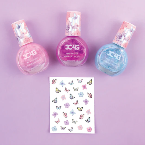 Make It Real Butterfly Nail Polish Trio