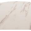 ΤΡΑΠΕΖΙ ΤΡΑΠΕΖΑΡΙΑΣ ROLLO HM9421.11 ΣΤΡΟΓΓΥΛΟ WHITE MARBLE Φ90x74Υεκ.