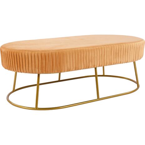 ΣΚΑΜΠΟ ΠΑΓΚΑΚΙ ALINAFE HM8635.09 ΑΠΟ ΧΡΥΣΟ ΒΕΛΟΥΔΟ ΜΕ ΧΡΥΣΗ ΒΑΣΗ 118Χ64Χ40,5Y εκ.