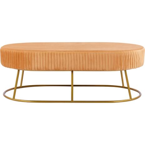 ΣΚΑΜΠΟ ΠΑΓΚΑΚΙ ALINAFE HM8635.09 ΑΠΟ ΧΡΥΣΟ ΒΕΛΟΥΔΟ ΜΕ ΧΡΥΣΗ ΒΑΣΗ 118Χ64Χ40,5Y εκ.