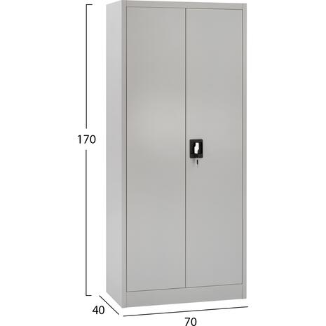 ΝΤΟΥΛΑΠΑ 2ΦΥΛΛΗ ΜΕΤΑΛΛΙΚΗ HRONDA HM5749.21 ME ΧΩΡΙΣΜΑ & ΚΛΕΙΔΑΡΙΑ 70x40x170Υεκ.