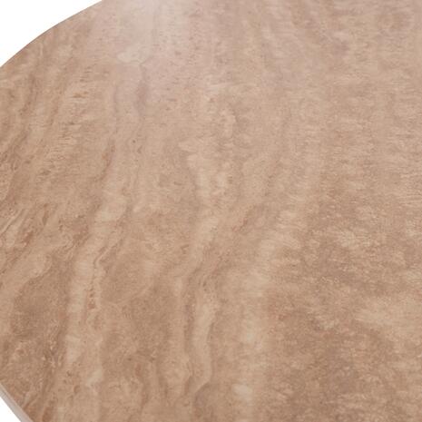 ΤΡΑΠΕΖΙ ΤΡΑΠΕZΑΡΙΑΣ TWIL HM18324 ΚΕΡΑΜΙΚΟ TOP ΟΨΗ ΤΡΑΒΕΡΤΙΝΑΣ-MDF ΒΑΣΗ Φ120x76Υεκ