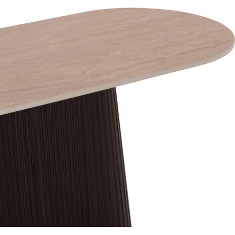 ΚΟΝΣΟΛΑ CATER HM18323 ΚΕΡΑΜΙΚΟ TOP ΟΨΗ ΤΡΑΒΕΡΤΙΝΑΣ-MDF ΒΑΣΗ 120x40x78Υεκ.