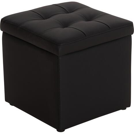 ΣΚΑΜΠΩ ΜΕ ΑΠΟΘΗΚΕΥΤΙΚΟ ΧΩΡΟ PU ΜΑΥΡΟ CUBE HM224.01 38x38x36.5Υεκ.