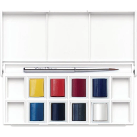 Κασετίνα Pocket Set Winsor & Newton Cotman Νερομπογιές με 8 χρώματα Skyscape & Πινέλο