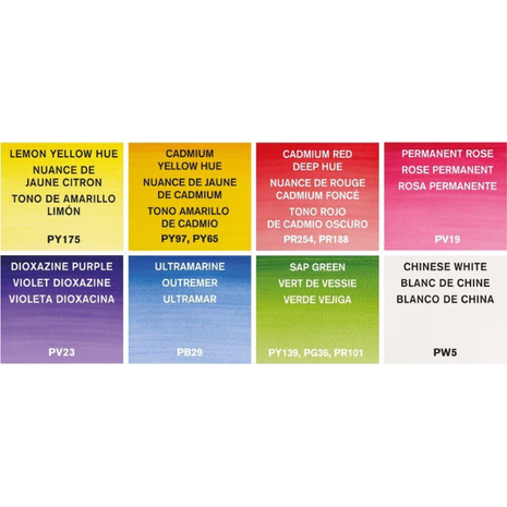 Κασετίνα Winsor & Newton Cotman Νερομπογιές με 8 πλακάκια Floral & Πινέλο