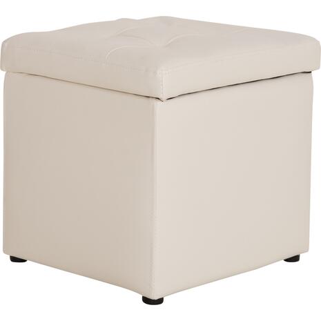 ΣΚΑΜΠΟ PRO CUBE HM224.02 PU ΜΕ ΑΠΟΘΗΚΕΥΤΙΚΟ ΧΩΡΟ- ΛΕΥΚΟ 38x38x36,5Υεκ.