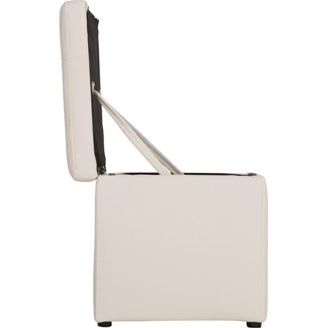 ΣΚΑΜΠΟ PRO CUBE HM224.02 PU ΜΕ ΑΠΟΘΗΚΕΥΤΙΚΟ ΧΩΡΟ- ΛΕΥΚΟ 38x38x36,5Υεκ.