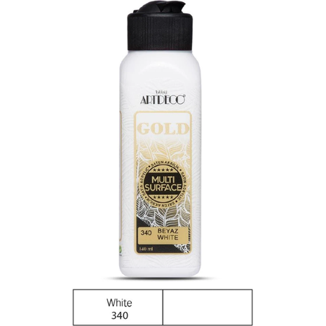 Ακρυλικό χρώμα ArtDeco Multi Surface 140ml White (340) (White)