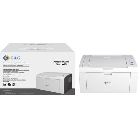 Εκτυπωτής laser G&G P2022W ασπρόμαυρος