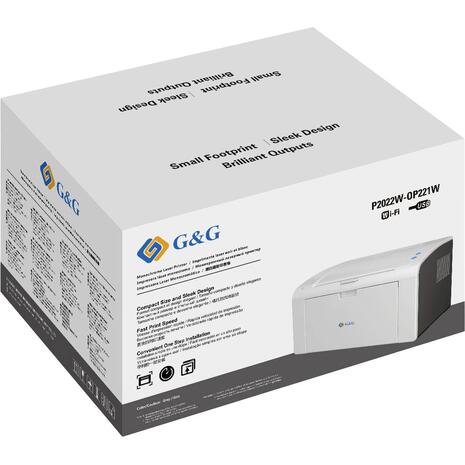 Εκτυπωτής laser G&G P2022W ασπρόμαυρος