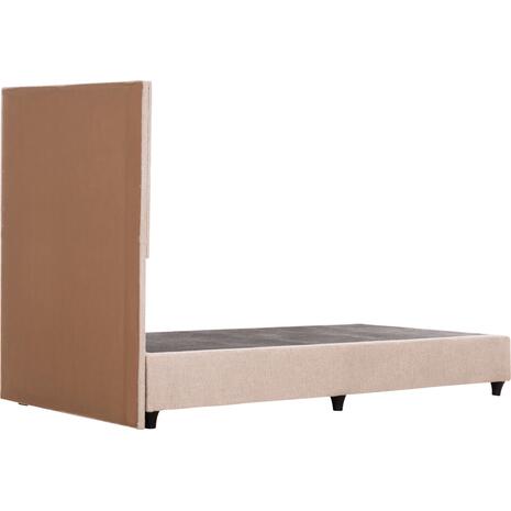 ΚΡΕΒΑΤΙ ΜΟΝΟ MILO HM652.32 ΜΠΕΖ TEDDY ΥΦΑΣΜΑ ΓΙΑ ΣΤΡΩΜΑ 90x200εκ
