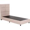 ΚΡΕΒΑΤΙ ΜΟΝΟ MILO HM652.32 ΜΠΕΖ TEDDY ΥΦΑΣΜΑ ΓΙΑ ΣΤΡΩΜΑ 90x200εκ