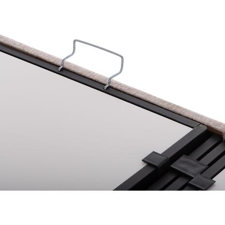 ΚΡΕΒΑΤΙ MILO ΜΕ ΑΠΟΘ.ΧΩΡΟ HM738.22 ΜΠΕΖ TEDDY ΥΦΑΣΜΑ ΓΙΑ ΣΤΡΩΜΑ 140x200εκ