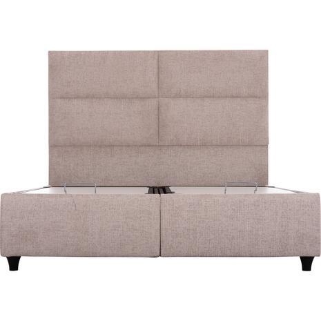 ΚΡΕΒΑΤΙ MILO ΜΕ ΑΠΟΘ.ΧΩΡΟ HM738.22 ΜΠΕΖ TEDDY ΥΦΑΣΜΑ ΓΙΑ ΣΤΡΩΜΑ 140x200εκ