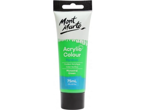 Ακρυλικό χρώμα Mont Marte Studio Acrylic 75ml 21 Monastral Green (Πράσινο)