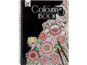 Βιβλίο Ζωγραφικής Σπιράλ Craft ID Colouring Book 100 Σχέδια 21x28cm Λουλούδια