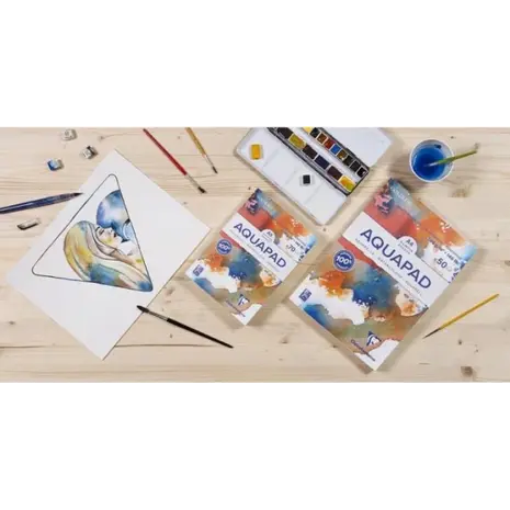 Μπλοκ Ακουαρέλας Clairefontaine AquaPad Cold Pressed 30 φύλλων A3 (29,7x42cm) 300gr