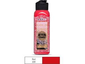 Ακρυλικό χρώμα ArtDeco Multi Surface 140ml Red (220) (Κόκκινο)