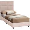 ΚΡΕΒΑΤΙ ΜΟΝΟ MILO HM652.32 ΜΠΕΖ TEDDY ΥΦΑΣΜΑ ΓΙΑ ΣΤΡΩΜΑ 90x200εκ