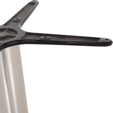 ΒΑΣΗ ΑΛΟΥΜΙΝΙΟΥ 4ΝΥΧΗ 66Χ66X69Υεκ. ΜΕ ΣΤΑΥΡΟ 45Χ45εκ. HM448.01 ΧΡΩΜΙΟΥ