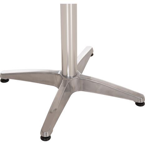 ΒΑΣΗ ΑΛΟΥΜΙΝΙΟΥ 4ΝΥΧΗ 66Χ66X69Υεκ. ΜΕ ΣΤΑΥΡΟ 45Χ45εκ. HM448.01 ΧΡΩΜΙΟΥ