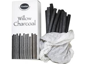 Κάρβουνο ζωγραφικής Coates Willow Charcoal Φ10-12mm μαύρο (1 τεμάχιο)