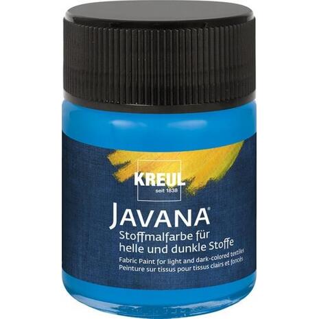 Χρώμα υφάσματος Kreul Javana (σκουρόχρωμο ύφασμα) 50ml Blue (Blue)