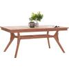 ΤΡΑΠΕΖΙ ΤΡΑΠΕΖΑΡΙΑΣ WONDER HM18116 ΞΥΛΟ TEAK--ΦΥΣΙΚΟ 180x91x75Υεκ.