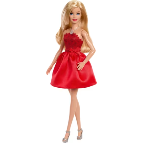 Barbie 80 Χρόνια - Κόκκινο Φόρεμα (JGD25)