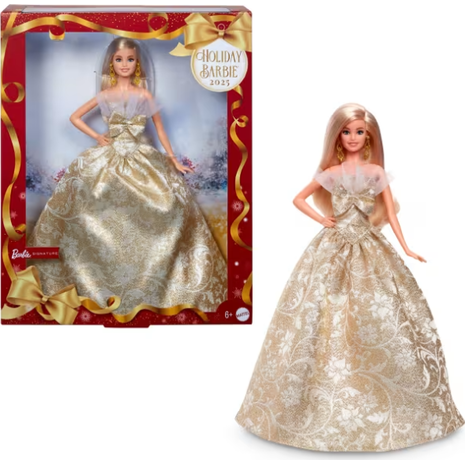 Barbie Holiday 2025 Συλλεκτική Κούκλα - Ξανθιά (JBH95)