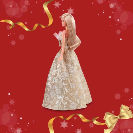 Barbie Holiday 2025 Συλλεκτική Κούκλα - Ξανθιά (JBH95)
