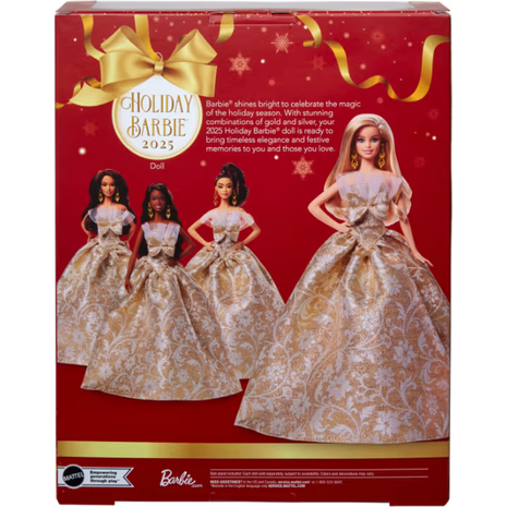 Barbie Holiday 2025 Συλλεκτική Κούκλα - Ξανθιά (JBH95)