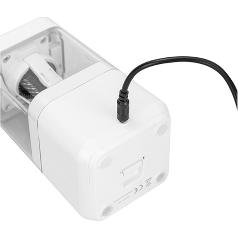 Ξύστρα Deli επιτραπέζια μπαταρίας/usb Φ6.9-8mm 76x76x157mm λευκή