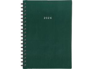 Ημερολόγιο ημερήσιο σπιράλ NEXT Basic 14x21cm 2026 πράσινο