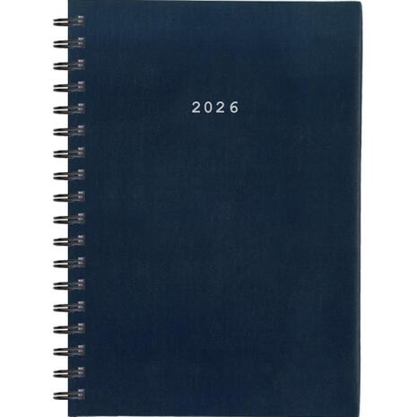 Ημερολόγιο ημερήσιο σπιράλ Next Basic xxl 21x29cm 2026 μπλε
