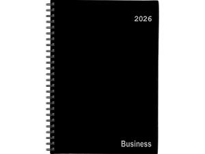 Ημερολόγιο ημερήσιο σπιράλ NEXT Business 24x34cm 2026 μαύρο