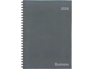 Ημερολόγιο ημερήσιο σπιράλ NEXT Business 24x34cm 2026 γκρι