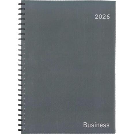 Ημερολόγιο ημερήσιο σπιράλ NEXT Business 24x34cm 2026 γκρι