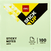 Αυτοκόλλητα χαρτάκια Deli Stick Up 76x76cm 100Φ