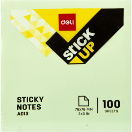 Αυτοκόλλητα χαρτάκια Deli Stick Up 76x76cm 100Φ