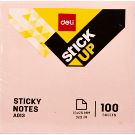 Αυτοκόλλητα χαρτάκια Deli Stick Up 76x76cm 100Φ