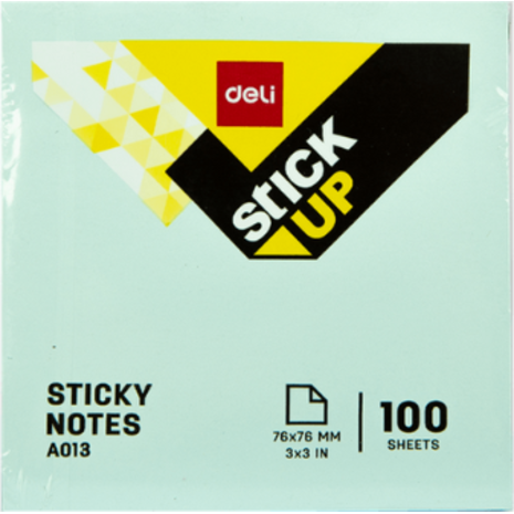 Αυτοκόλλητα χαρτάκια Deli Stick Up 76x76cm 100Φ